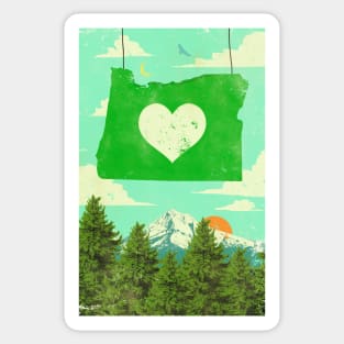 OREGON LOVE Sticker